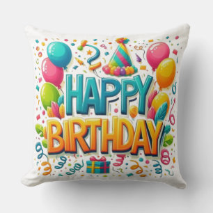 Happy Birthday Kissen