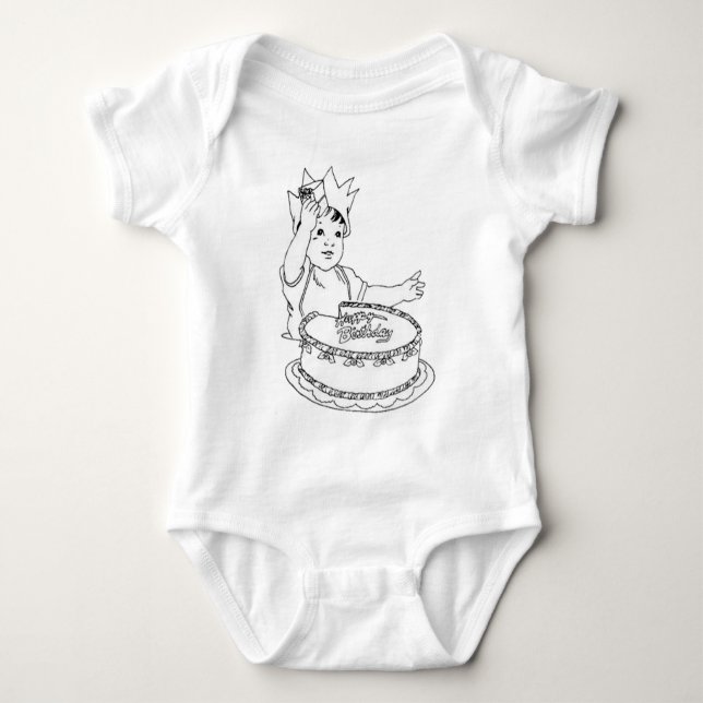 Happy Birthday Kleinkind Shirt (Vorderseite)