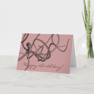 Happy Birthday Kraken Karte