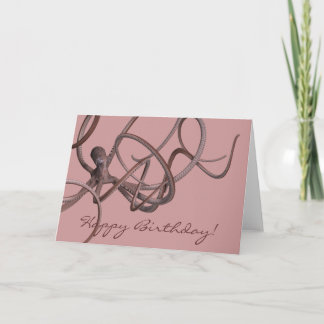 Happy Birthday Kraken Karte