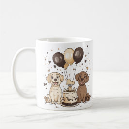 Happy Birthday Labrador Retriever Hunde Kaffeetasse