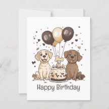 Happy Birthday Labrador Retriever Hunde
