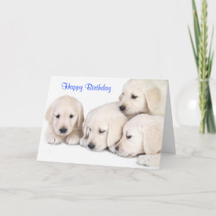 Happy Birthday Labrador Retriever Welpen Card Karte