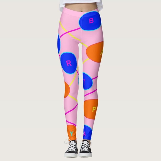 Happy Birthday Leggings (Vorderseite)