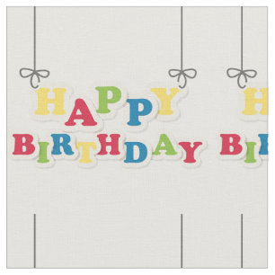 Happy Birthday Letters Stoff