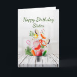 Happy Birthday Liebe & Appreciate Sister Card Karte<br><div class="desc">Alles Gute zum Geburtstag Schwester Liebe und Wertschätzung</div>