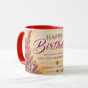 Happy Birthday™ Liebe Freude Segnungen Magie Gladi Tasse