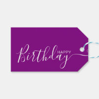 Happy Birthday Lila White Modern