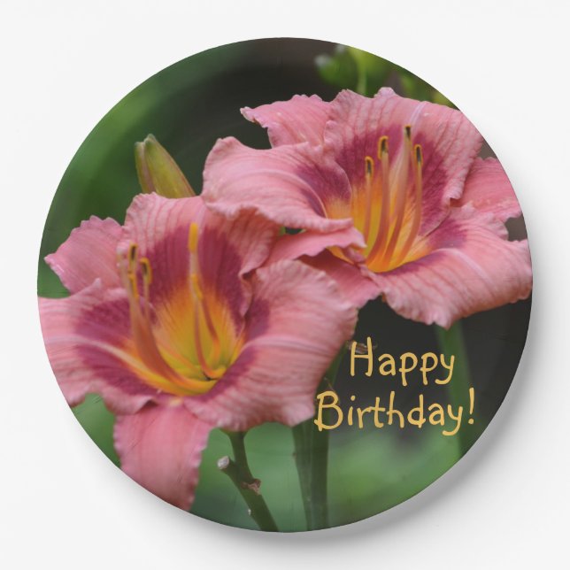 Happy Birthday Lily Pappteller (Vorderseite)