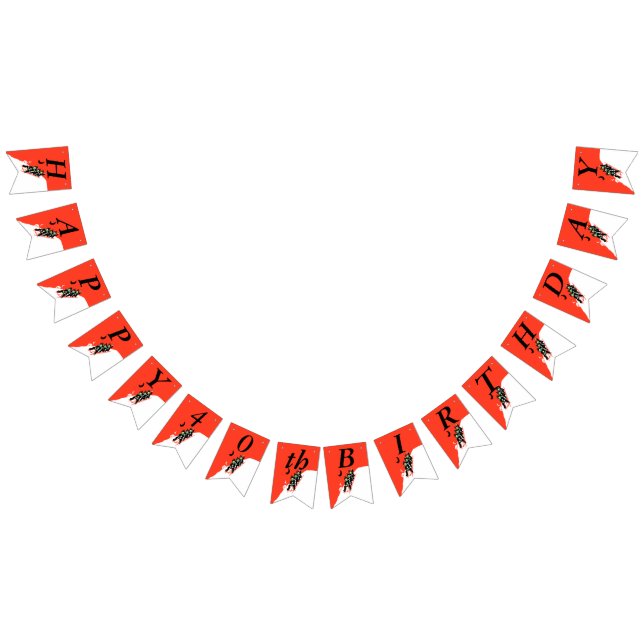 Happy Birthday Little Boys Reiten Schlitten Schnee Wimpelkette (Alle)