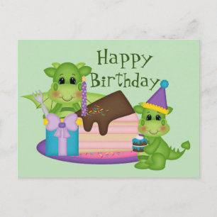 Happy Birthday Little Dragon Postkarte
