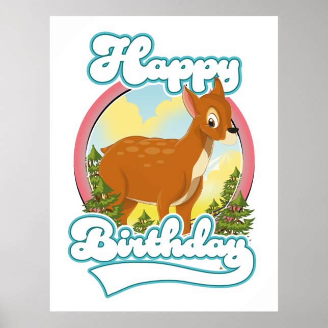 Happy Birthday Logo Poster (Vorne)