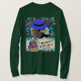 Happy Birthday machen einen wünschenswerten Poodle T-Shirt