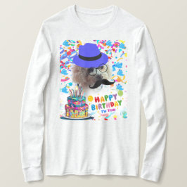 Happy Birthday machen einen wünschenswerten Poodle T-Shirt