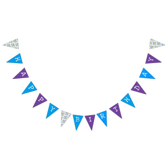 Happy Birthday Magical Pink Unicorn Horse Hearts Wimpelkette (Alle)