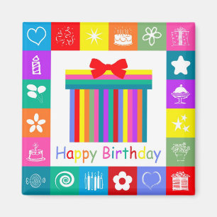 Happy Birthday Magnet