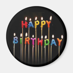 Happy Birthday Magnet