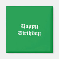 Happy Birthday