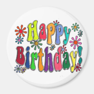 Happy Birthday Magnet