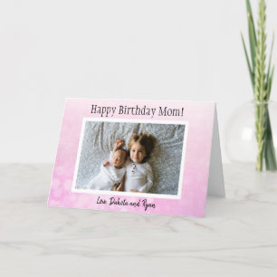 Happy Birthday Mama Foto Card Karte
