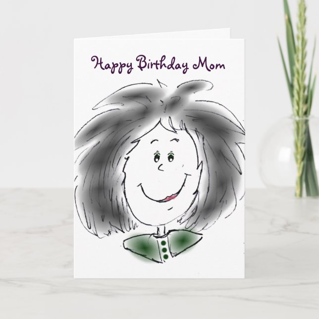 Happy Birthday Mama Karte (Vorderseite)