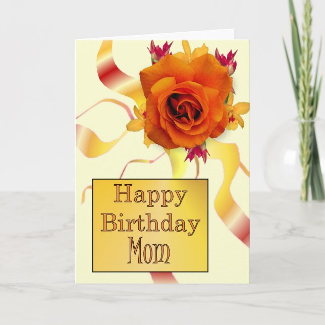 Happy Birthday Mama Karte (Vorderseite)