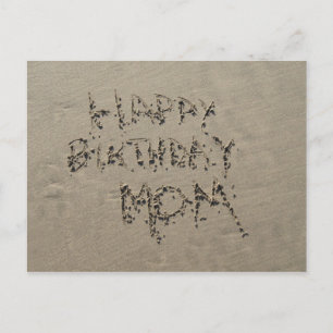 Happy Birthday Mama Sandwriting Postkarte