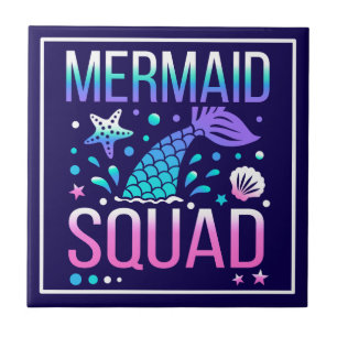 Happy Birthday Mermaid Squad-68296 Fliese