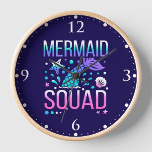Happy Birthday Mermaid Squad-68296 Uhr