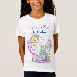 Happy Birthday Mermaid T - Shirt