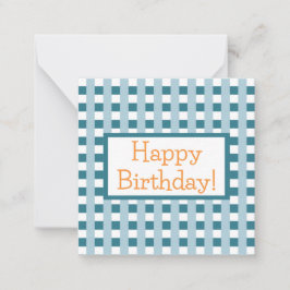 Happy Birthday Mitteilungskarte