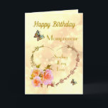Happy Birthday Mompreneur Design Karte<br><div class="desc">Große Happy Geburtstag Mompreneur Design Grußkarte.</div>