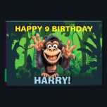 HAPPY BIRTHDAY MONKEY KIDS FOTODRUCK<br><div class="desc">GLÜCKLICHER GEBURTSTAG KIDS Banner Ein toller JUNGLE THEME Banner ist das perfekte Element für Ihr PARTY Dekoration. Dieses Design kann personalisiert werden, indem Sie auf Vorlage personalisieren klicken und dann auf die Schaltfläche klicken, um weitere Optionen hinzuzufügen, die Textfarbe oder den Textstil zu ändern oder den Text für nur ein...</div>