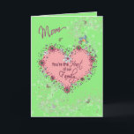 HAPPY BIRTHDAY MOTHER - HEART OF THE FAMILY KARTE<br><div class="desc">MACHEN SIE IHRE MAMA WIRKLICH BESONDERS MIT DIESER SCHNELLEN LICHT UND HÜBSCHEN KARTE MIT IMITATEN UND BLUME. SIE WIRD SICH freuen,  DASS SIE DAS HERZEN DER ZUHAUSE IST.</div>