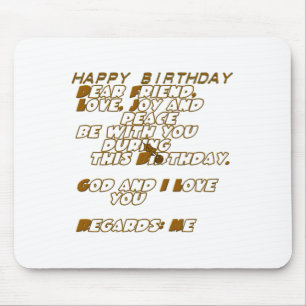 Happy Birthday Mousepad