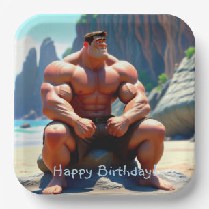Happy Birthday Muscleman Pappteller