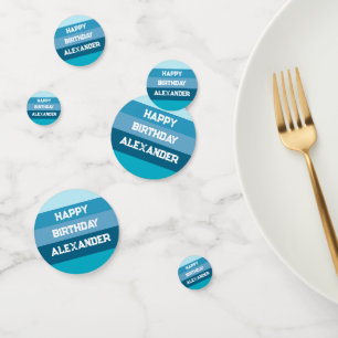 Happy Birthday Name Template Paper Plate Konfetti