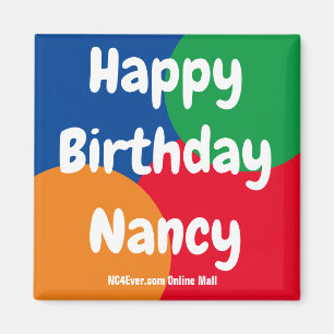 Happy Birthday Nancy Magnet