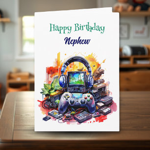 Happy Birthday Nephew   Videospiel Karte