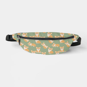Happy Birthday Niedlich Corgi Muster für Hund Love Bauchtasche
