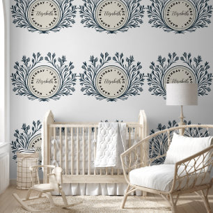 Happy Birthday Niedlich Floral Kinderzimmer Indivi Tapete