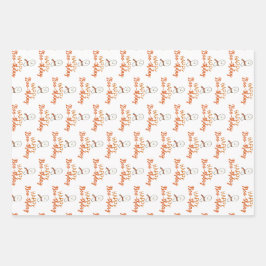 Happy Birthday Niedlich Ghosts Geschenkpapier Set