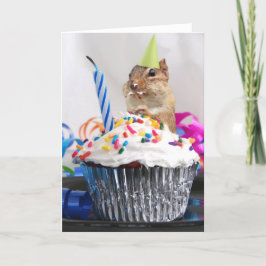 Happy Birthday Niedlich Little Chipmunk Karte