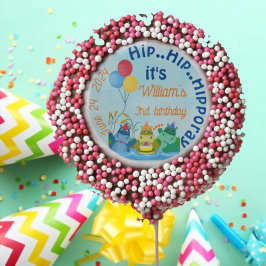 Happy Birthday Niedlich Safari Hippo Dipped Oreos