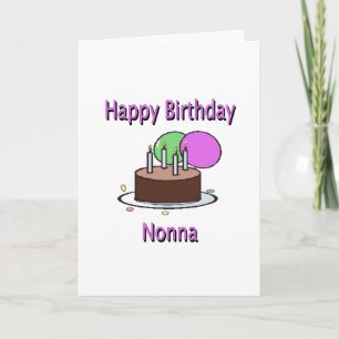 Happy Birthday Nonna Italian Grandma Birthday Desi Karte