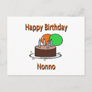 Happy Birthday Nonno Italian Opa Birthday Desi Postkarte