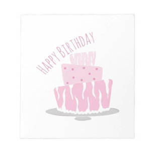 Happy Birthday Notizblock
