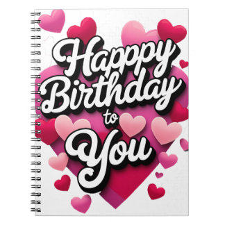 Happy Birthday Notizblock