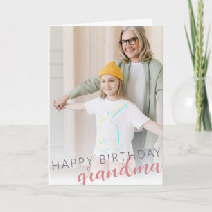 Happy Birthday Oma Card Einladung