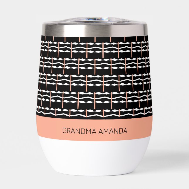 Happy Birthday Oma Ethnic African Art Pattern (Vorderseite)